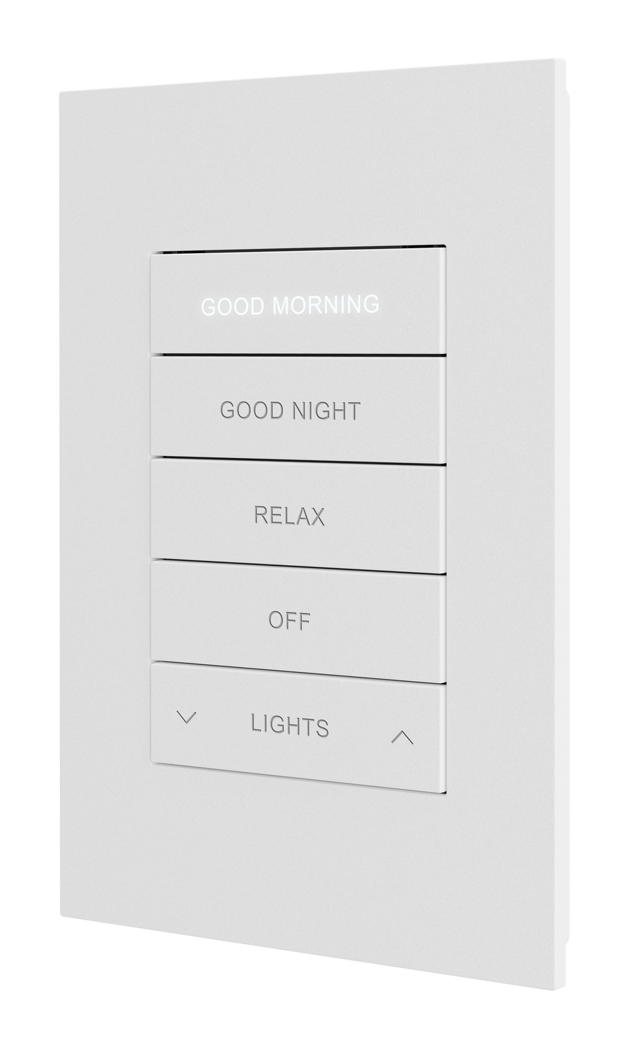 Crestron HZ2-KPCN-W ENGRAVED - Horizon® 2 Keypad with Cresnet® Communications, Custom Engraved, White
