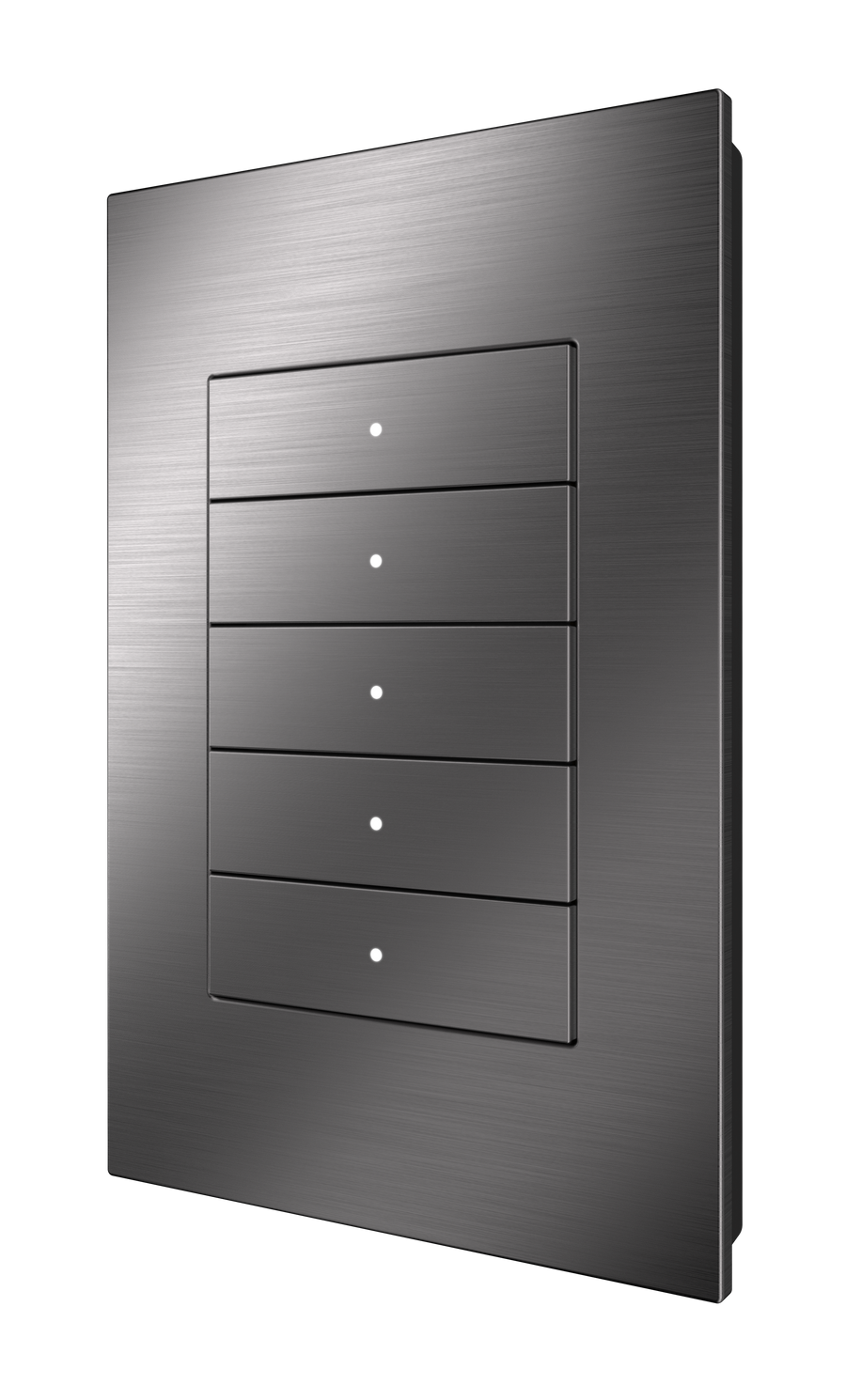 Crestron HZ2-KPEX-DRK-NKL - Horizon® 2 In-Wall Keypad with infiNET EX® Wireless Communication, 120 VAC, Standard Engraved, Dark Nickel