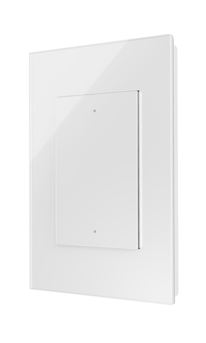 Crestron HZ2-SWEX-GLASS-W - Horizon® 2 In-Wall Switch with infiNET EX® Wireless Communication, 120 VAC, White Glass