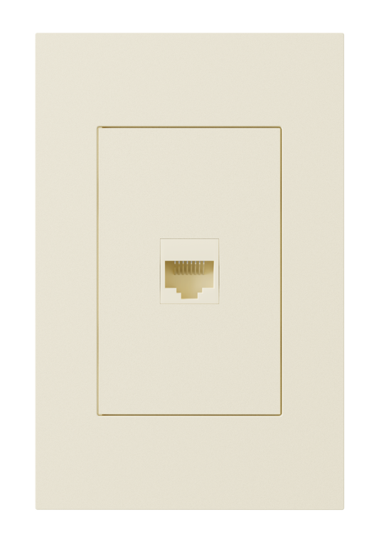 Crestron HZ2A-KEY1-A - Horizon® 2 Keystone Plate, 1 position, Almond