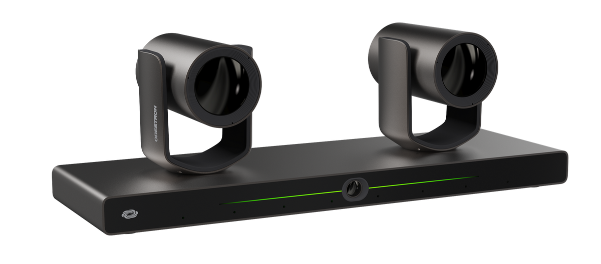 Crestron IV-CAM-I12D-B - Crestron 1 Beyond i12D Intelligent 4K Dual Camera Speaker Tracking Solution, 12x Optical Zoom, Moon Gray