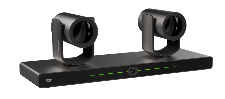 Crestron IV-CAM-I12D-B - Crestron 1 Beyond i12D Intelligent 4K Dual Camera Speaker Tracking Solution, 12x Optical Zoom, Moon Gray