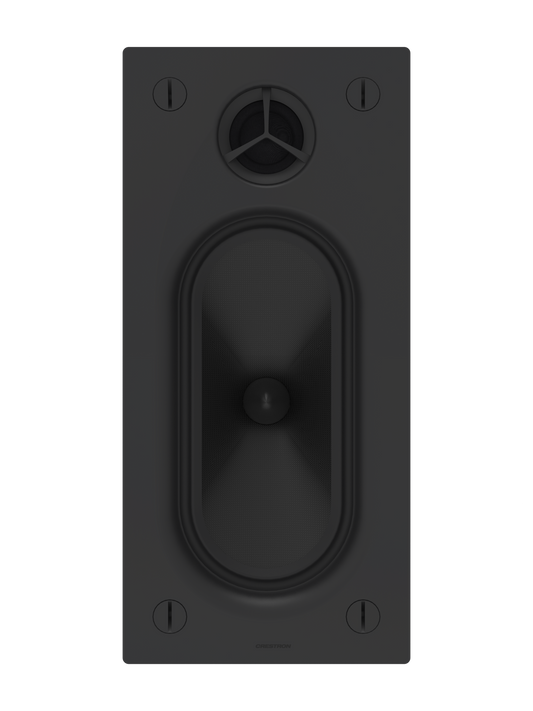 Crestron REFERENCE IW4X8-W-T-EACH - Reference 4 in. x 8 in. In-Wall Speaker, White Textured, Single
