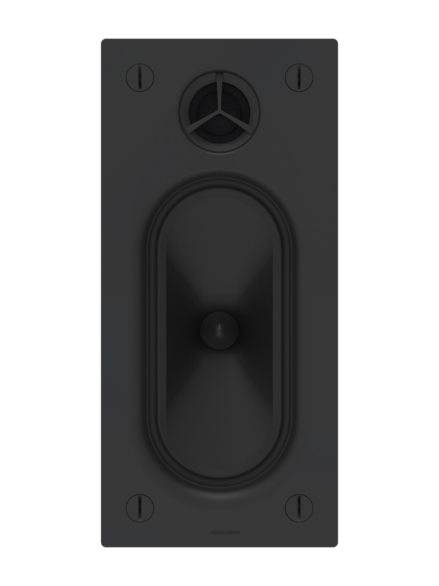Crestron REFERENCE IW4X8-W-T-EACH - Reference 4 in. x 8 in. In-Wall Speaker, White Textured, Single