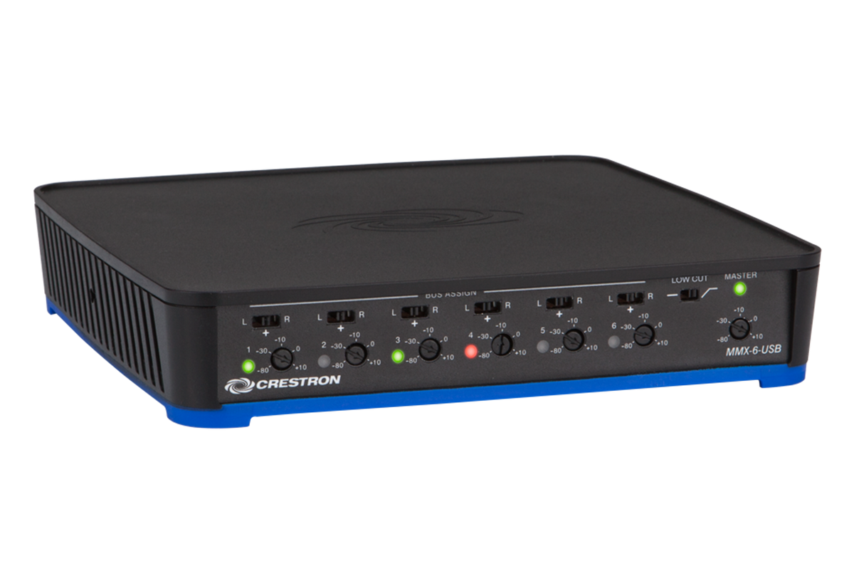 Crestron MMX-6-USB - 6-Channel USB Microphone Mixer