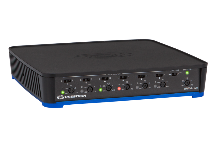 Crestron MMX-6-USB - 6-Channel USB Microphone Mixer