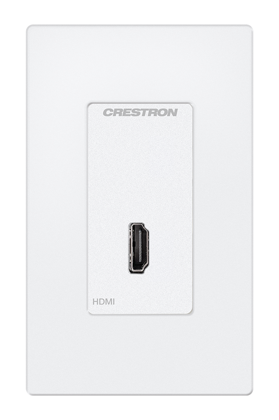 Crestron MP-WP152-W - Media Presentation Wall Plate - HDMI®, White