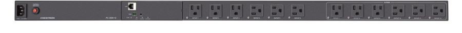 Crestron PC-350V-12 - 12-Outlet Vertical Networked Power Controller & Conditioner with Surge Protection and Metering