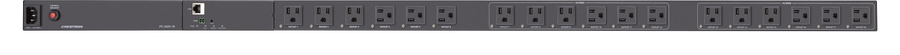 Crestron PC-350V-18 - 18-Outlet Vertical Networked Power Controller & Conditioner with Surge Protection and Metering