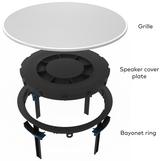 Crestron SPKA-PMK-IC6/IC8 - Preconstruction Mounting Kit for Reference and Ultimate In-Ceiling Speakers, 8 Pack