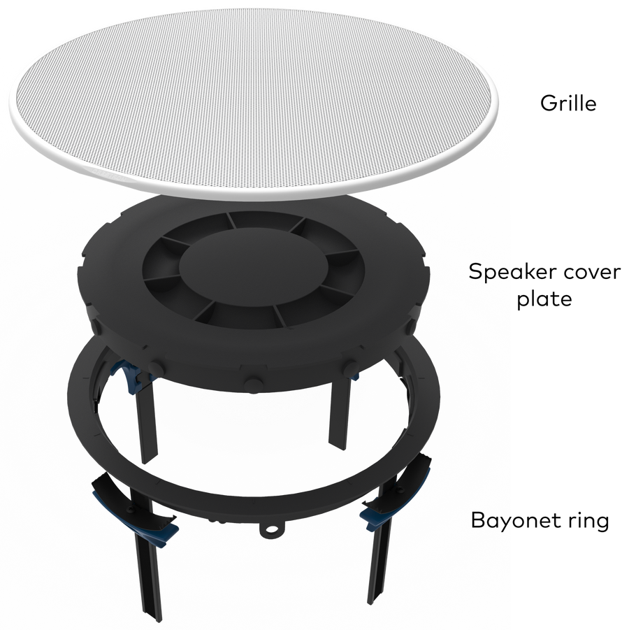 Crestron SPKA-PMK-IC6/IC8 - Preconstruction Mounting Kit for Reference and Ultimate In-Ceiling Speakers, 8 Pack