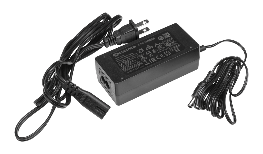 Crestron PW-1225DU - Desktop Power Pack, 12VDC, 2.5 A, 3.3 mm, Universal