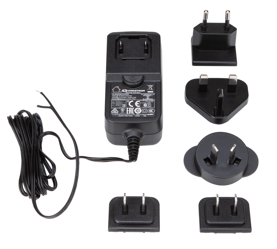 Crestron PW-2407WUL - Wall Mount Power Pack, 24 VDC, 0.75 A, Flying Leads, Universal