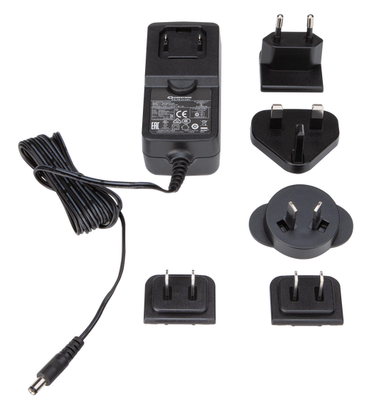 Crestron PW-2412WU - Wall Mount Power Pack, 24 VDC, 1.25 A, 2.1 mm, Universal