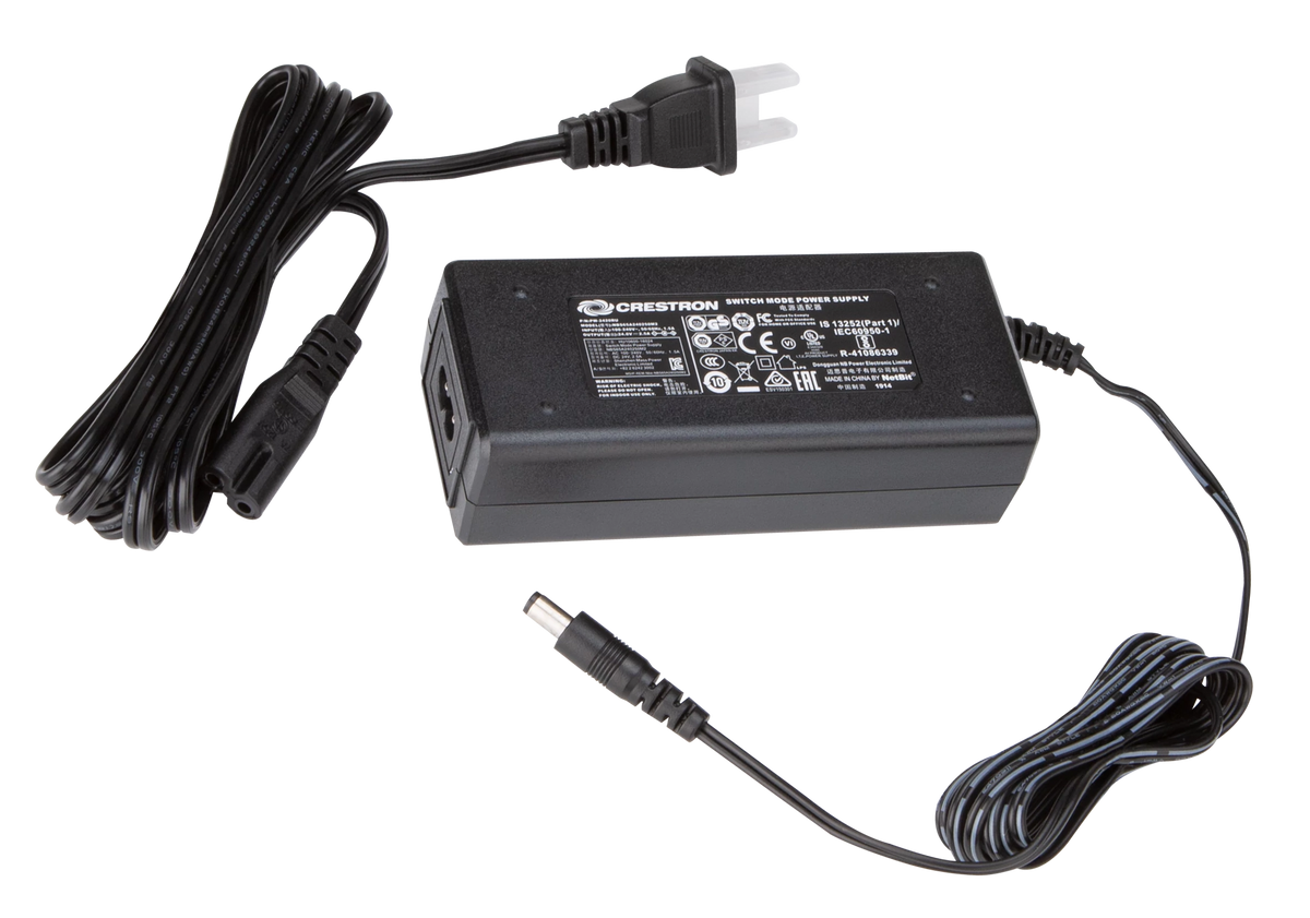 Crestron PW-2420RU - Desktop Power Pack, 24 VDC, 2.5 A, 2.1 mm