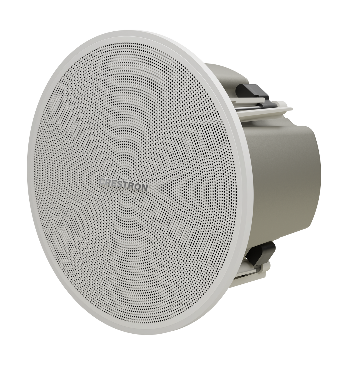 Crestron SAROS DM-NAX-IC4A-W - Saros® 3 in. Active Full-Range In-Ceiling PoE+ Speaker with DM NAX® Audio-over-IP Support, White, Textured