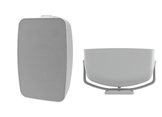 Crestron SAROS SMT8T-AW-W-T-EACH - Saros® 8 in. 2-Way All Weather Surface Mount Indoor/Outdoor Speaker, White Textured, Single