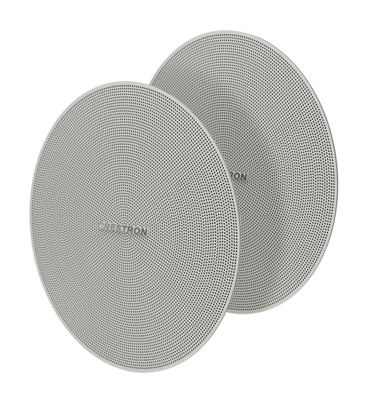 Crestron SPKA-GRILLE-SAROS DM-NAX-IC4A/P-W-2 - Round Grilles for Saros® 3 in. Full-Range In-Ceiling Speakers, White, 2-Pack