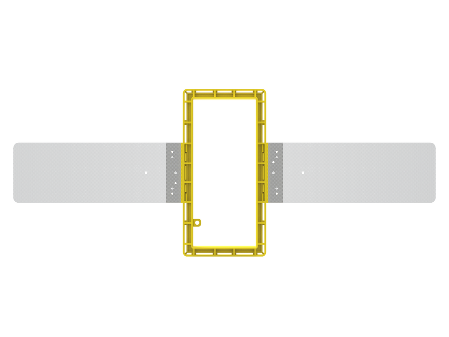 Crestron SPKA-NCTP-IW4X8 - New-Construction Speaker Templates for Reference IW4X8 In-Wall Speakers, 1 Pair
