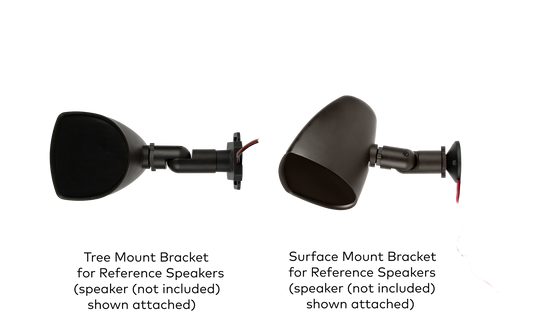 Crestron SPKA-SMK/TREEMK-REFERENCE-OD4 - Surface/Tree Mount Brackets with Knuckle Adapter for 4 in. Reference Outdoor Speaker, Single