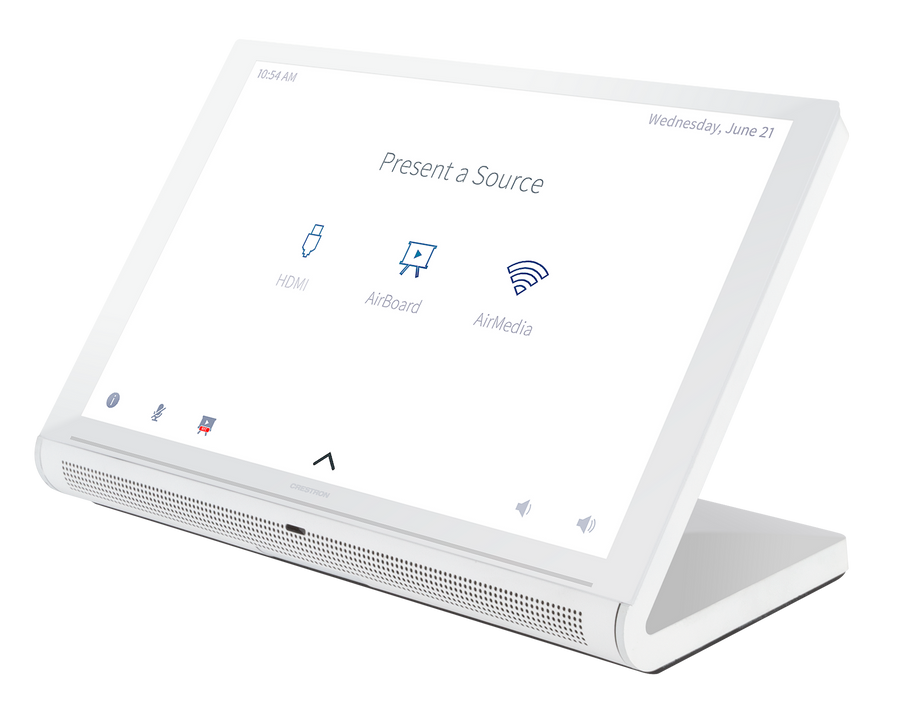 Crestron TS-1070-W-S - 10.1 in. Tabletop Touch Screen, White Smooth