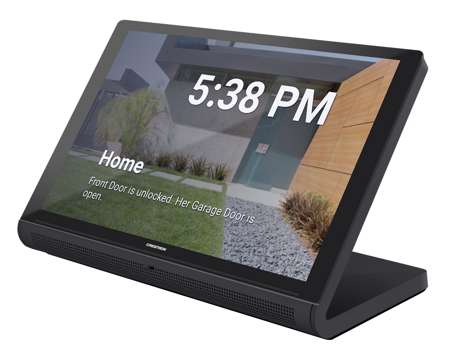 Crestron TS-1070R-B - 10.1 in. Tabletop Touch Screen, Crestron Home® OS Version, Black
