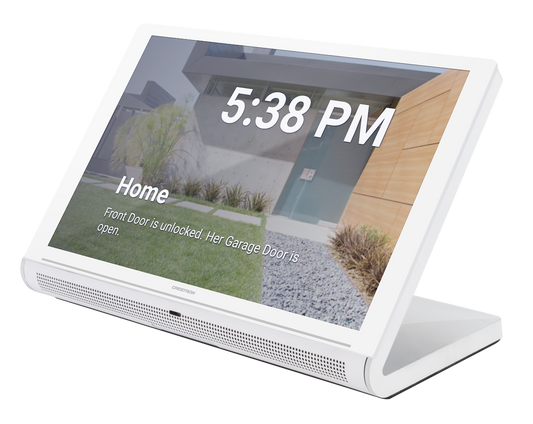 Crestron TS-1070R-W - 10.1 in. Tabletop Touch Screen, Crestron Home® OS Version, White