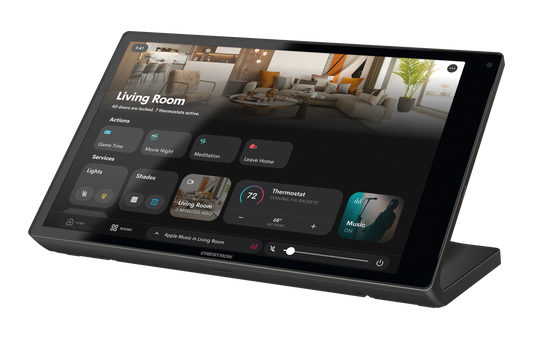Crestron TS-1080R-B - 10.1 in. Tabletop Touch Screen, Crestron Home® OS Version, Black