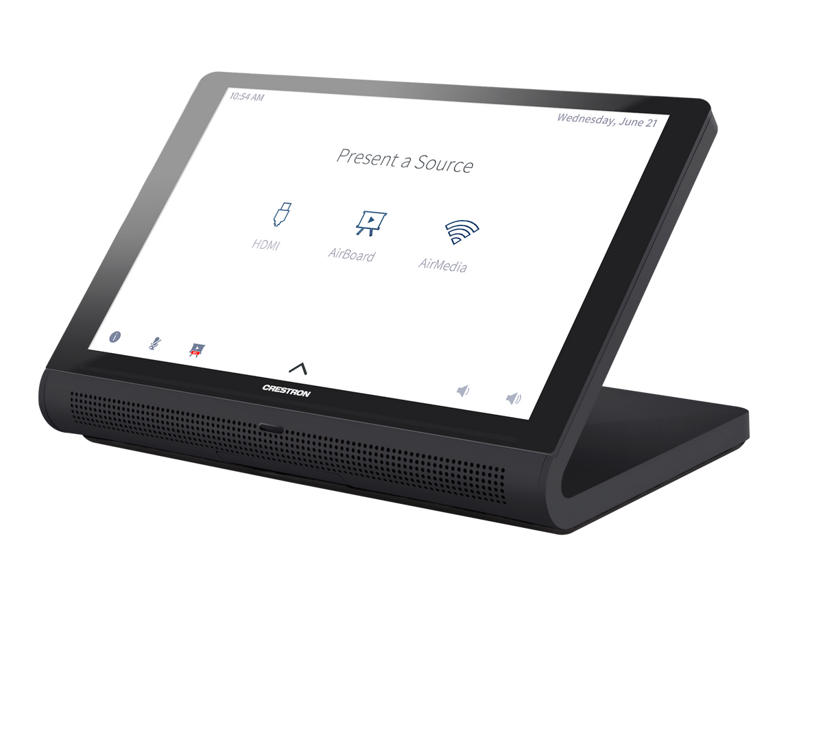 Crestron TS-770-GV-B-S - 7 in. Tabletop Touch Screen, Government Version, Black Smooth