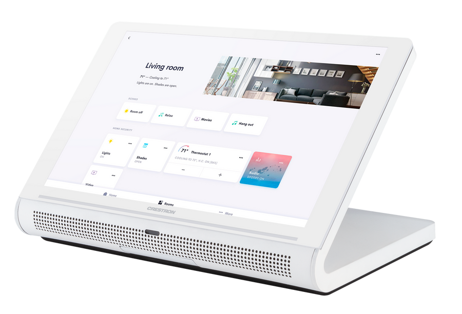 Crestron TS-770R-W - 7 in. Tabletop Touch Screen, Crestron Home® OS Version, White