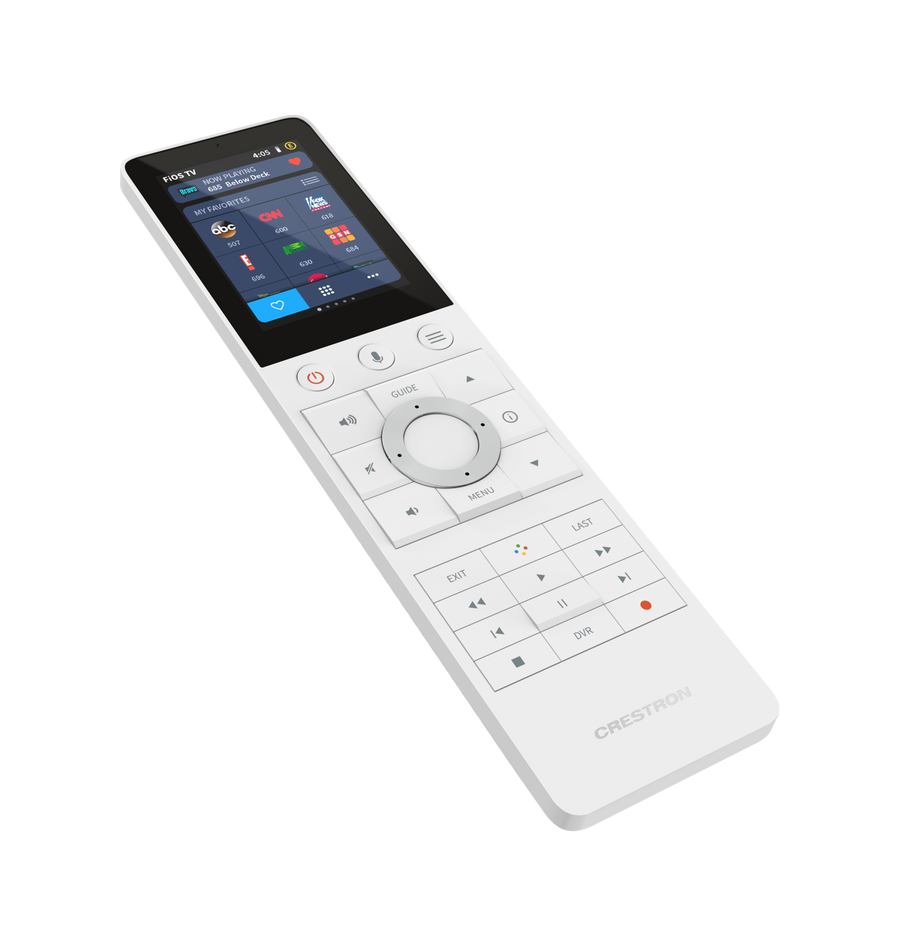 Crestron TSR-310-W - Handheld Touch Screen Remote, White