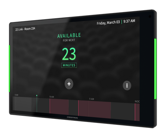 Crestron TSS-1080-B - 10.1 in. Room Scheduling Touch Screen, Black