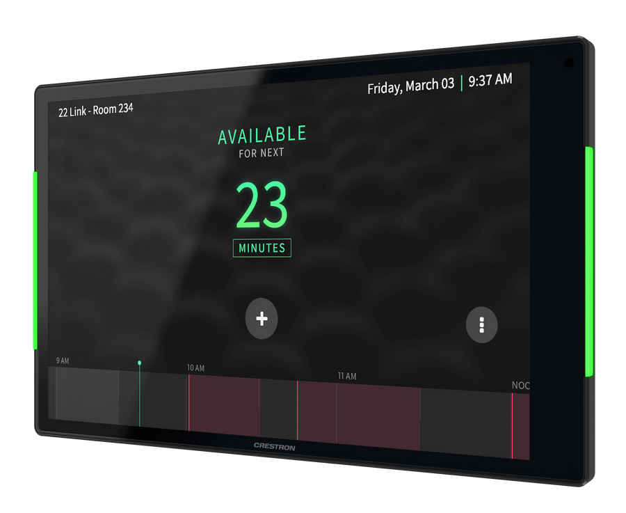 Crestron TSS-1080-GV-B - 10.1 in. Room Scheduling Touch Screen, Government Version