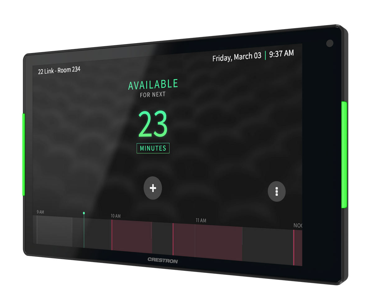 Crestron TSS-880-B - 8.1 in. Room Scheduling Touch Screen, Black