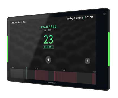 Crestron TSS-880-B - 8.1 in. Room Scheduling Touch Screen, Black