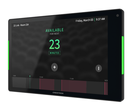 Crestron TSS-880-GV-B - 8.1 in. Room Scheduling Touch Screen, Government Version