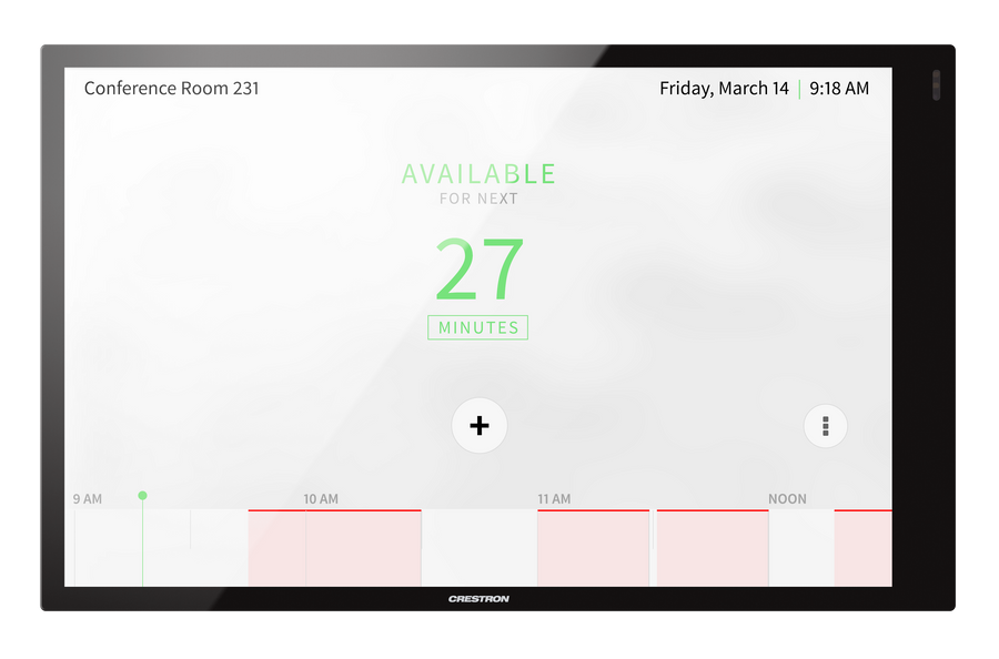 Crestron TSW-1070-GV-B-S - 10.1 in. Wall Mount Touch Screen, Government Version, Black Smooth