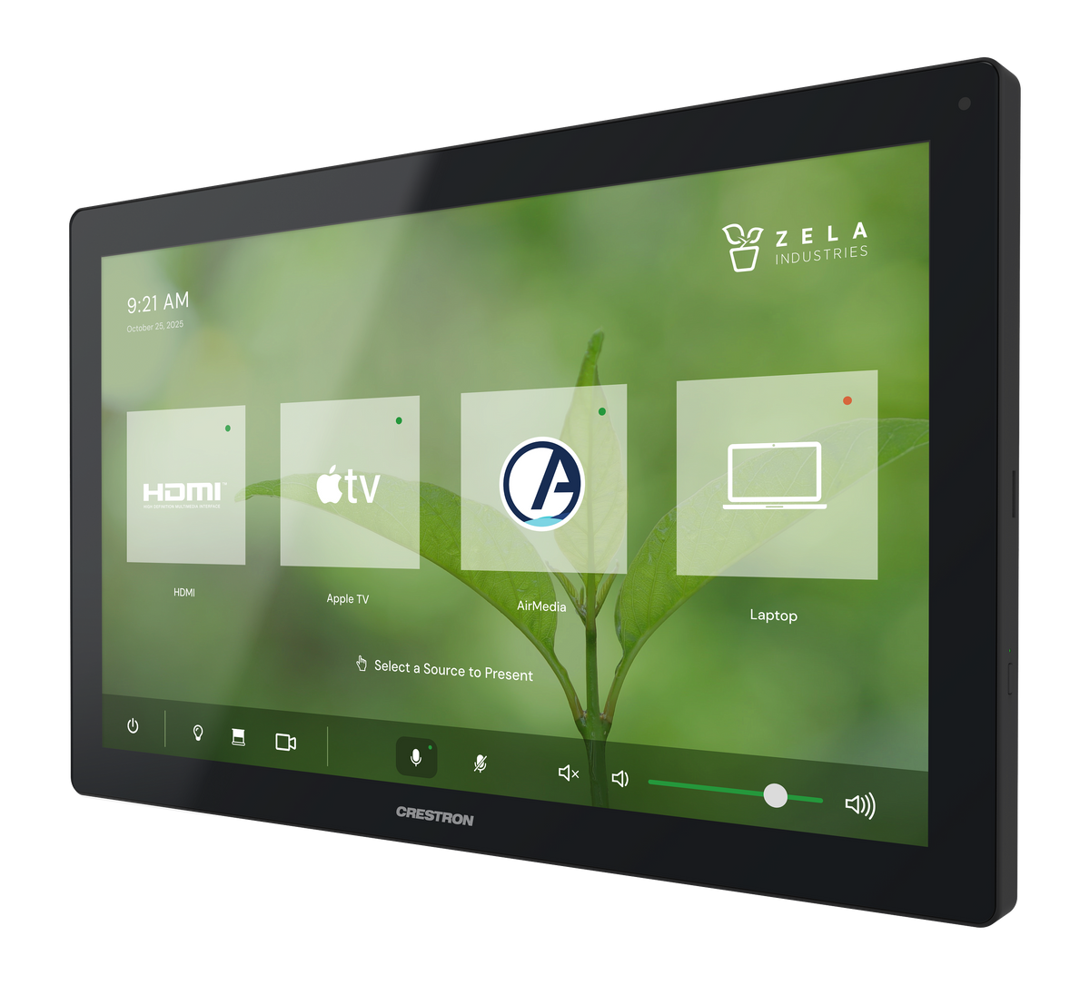 Crestron TSW-1580-B - 15 in. Wall Mount Touch Screen, Black