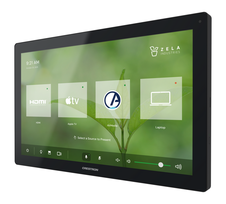 Crestron TSW-1580-B - 15 in. Wall Mount Touch Screen, Black