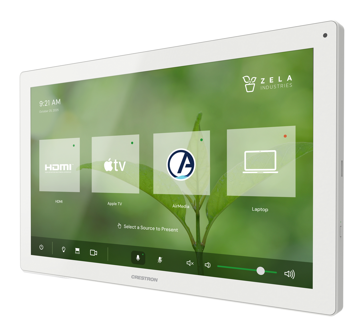 Crestron TSW-1580-W - 15 in. Wall Mount Touch Screen, White