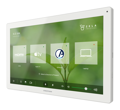 Crestron TSW-1580-W - 15 in. Wall Mount Touch Screen, White