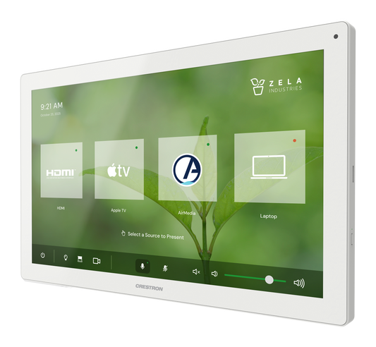 Crestron TSW-1580-W - 15 in. Wall Mount Touch Screen, White