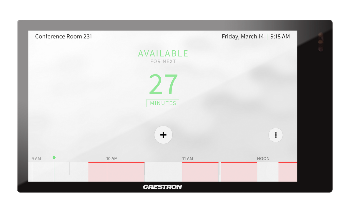 Crestron TSW-570-B-S - 5 in. Wall Mount Touch Screen, Black Smooth