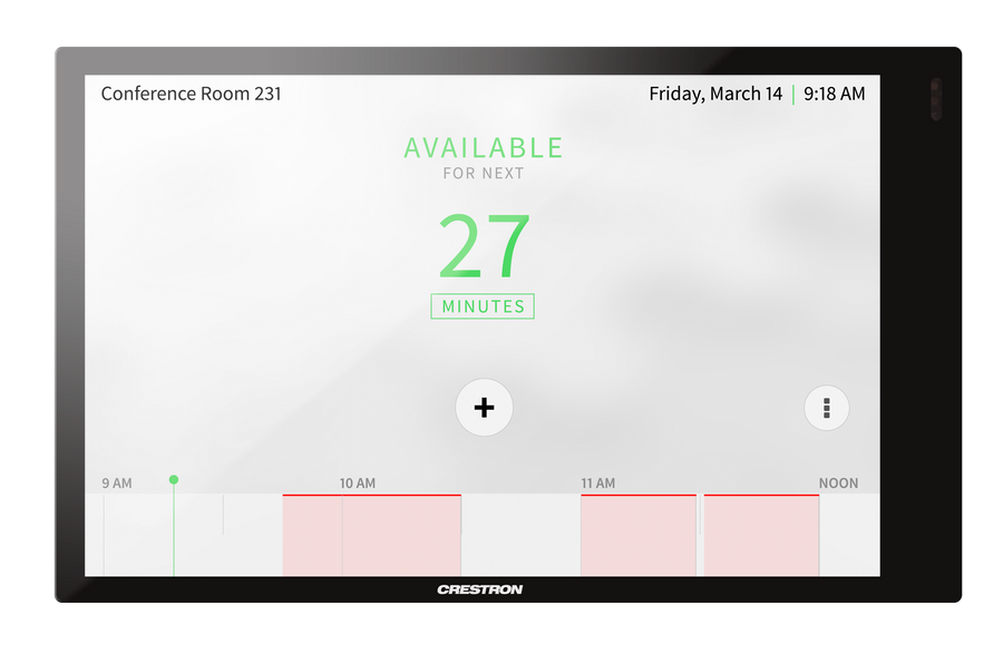 Crestron TSW-770-GV-B-S - 7 in. Wall Mount Touch Screen, Government Version, Black Smooth