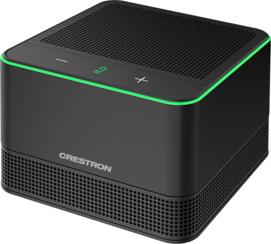 Crestron UC-AUDIO-POD-B-DR1 - Crestron Flex Pod Wireless Speaker and Microphone, Black