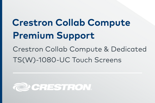 Crestron UC-COLLABCARE-1YR - Crestron Collab Care Premium Support for Crestron Collab Compute and Dedicated TS(W)-1080-UC Touch Screens