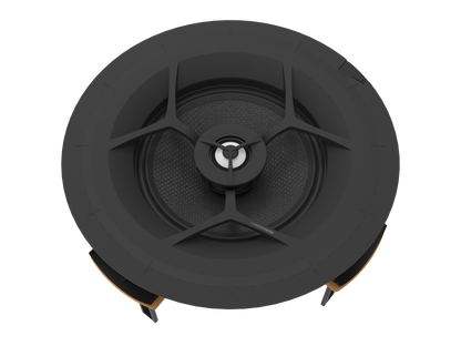 Crestron ULTIMATE IC6-AW-W-T-EACH - Ultimate 6.5 in. 2-Way All Weather In-Ceiling Speaker, White Textured, Single