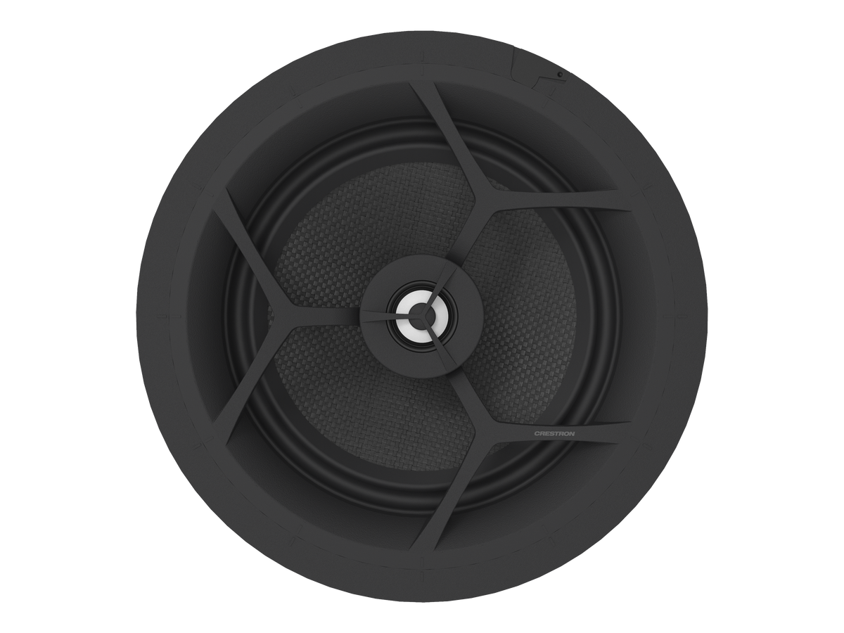 Crestron ULTIMATE IC8-AW-W-T-EACH - Ultimate 8 in. 2-Way All Weather In-Ceiling Speaker, White Textured, Single