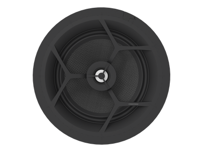 Crestron ULTIMATE IC8-AW-W-T-EACH - Ultimate 8 in. 2-Way All Weather In-Ceiling Speaker, White Textured, Single