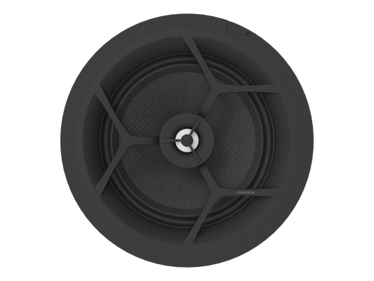 Crestron ULTIMATE IC8-AW-W-T-EACH - Ultimate 8 in. 2-Way All Weather In-Ceiling Speaker, White Textured, Single